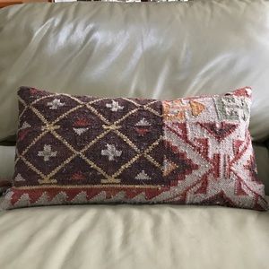 Kilim Lumbar Pillow Cover and Insert